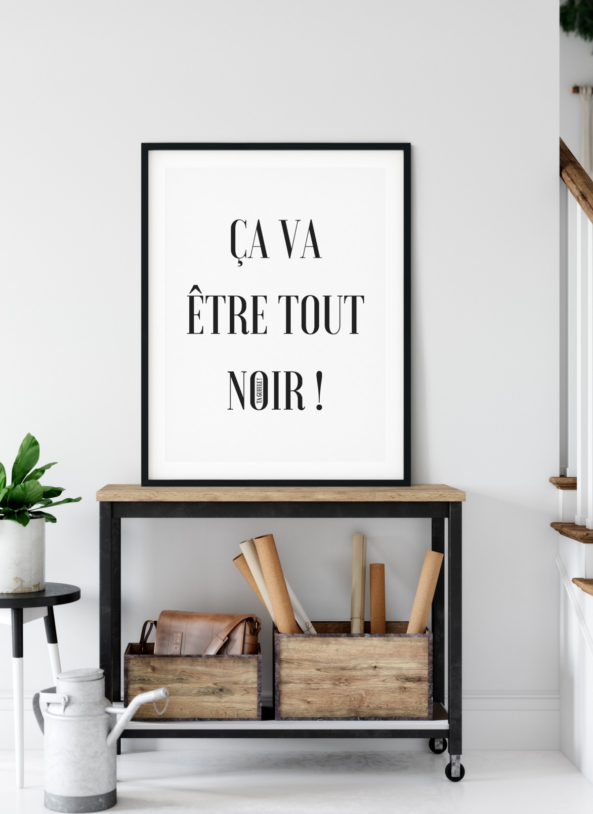 Rrrr Film Ca Va Etre Tout Noir ça va être tout noir, Affiche Cinema Drole | L’Afficherie