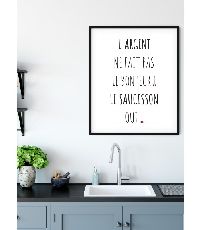 Affiche L'argent ne fait pas le bonheur