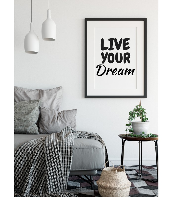 Poster Live your dream