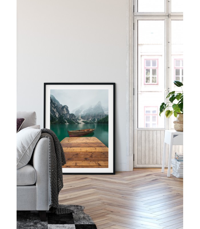 Poster Nature paysage montagnes