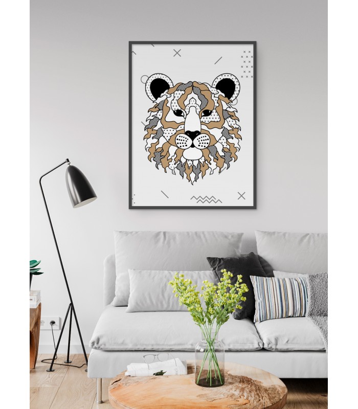 Affiche Tigre scandinave