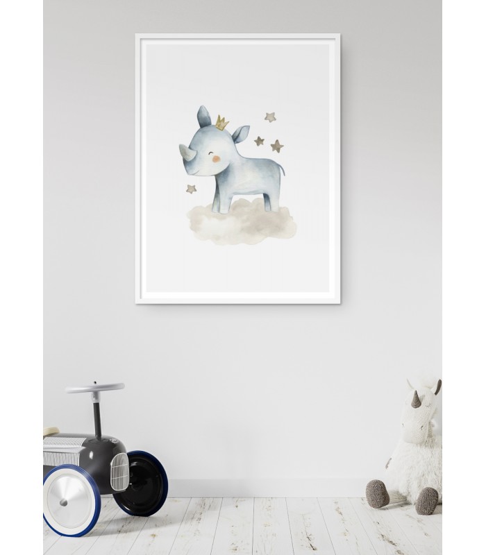 Affiche Bébé Rhino