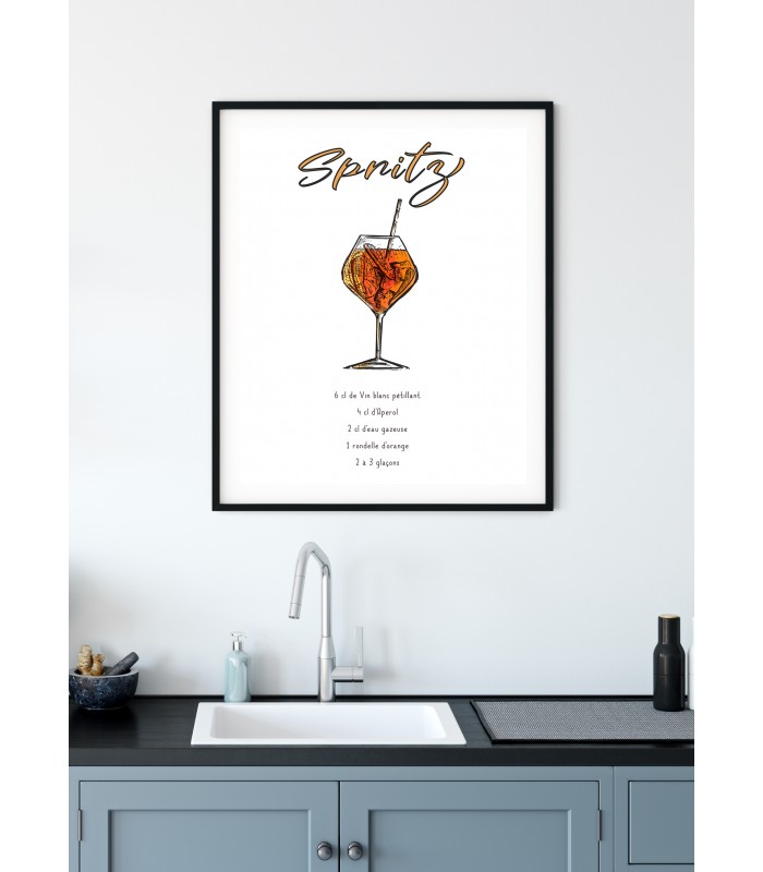 Affiche Cocktail Spritz