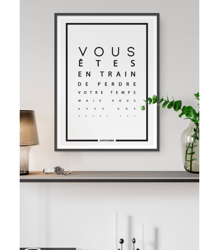 Affiche "Bonne vue"