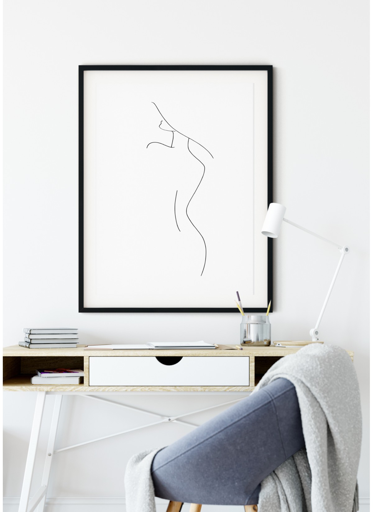 Affiche Line Art Women