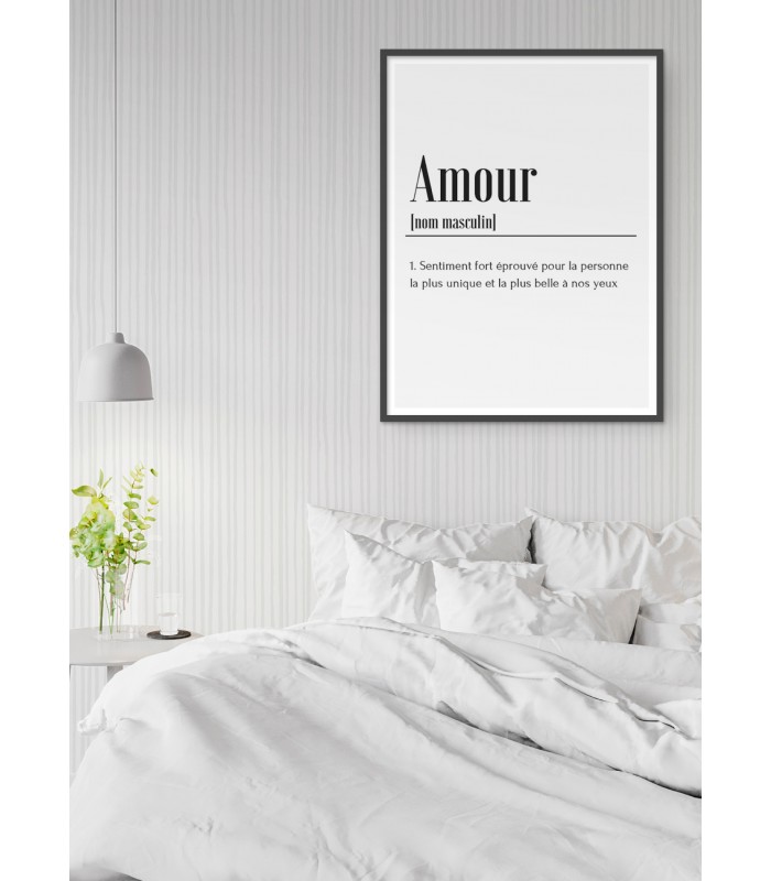 Affiche Définition Amour