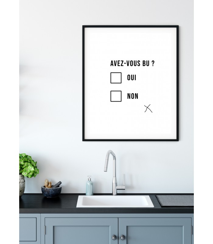 Affiche "Avez-vous bu ?"