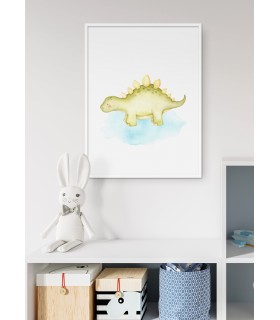 Affiche Enfant Stégosaure