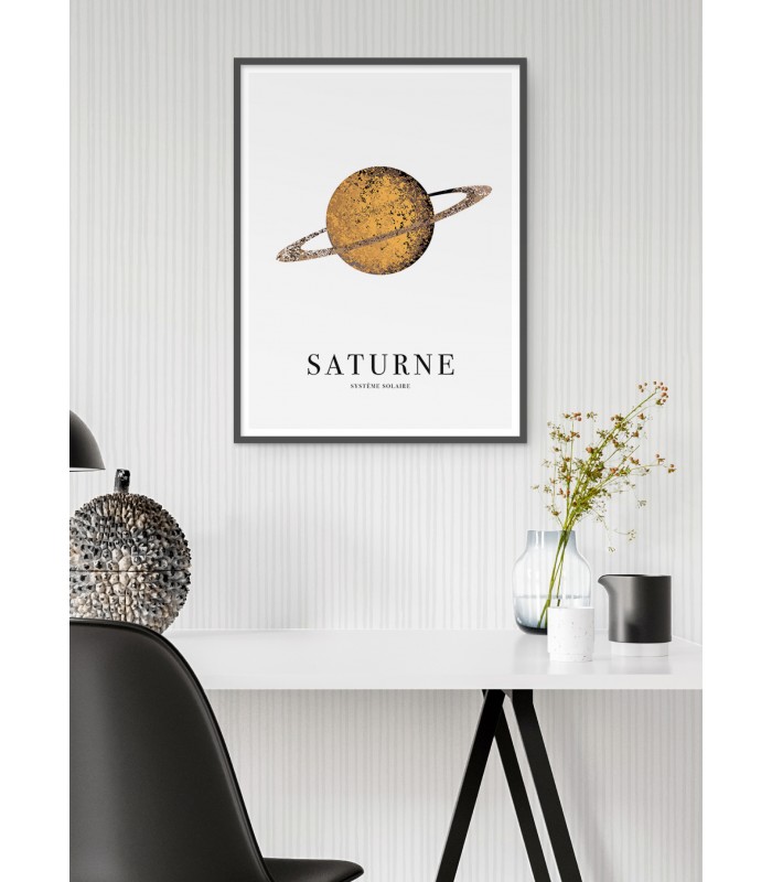 Affiche Saturne