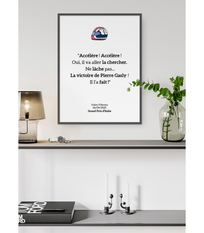 Affiche "Accélère, accélère !"