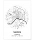 Affiche Carte Nevers