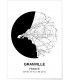 Affiche Carte Granville