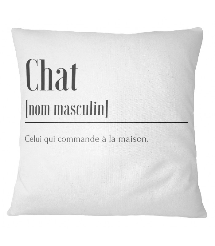 Coussin Définition Chat