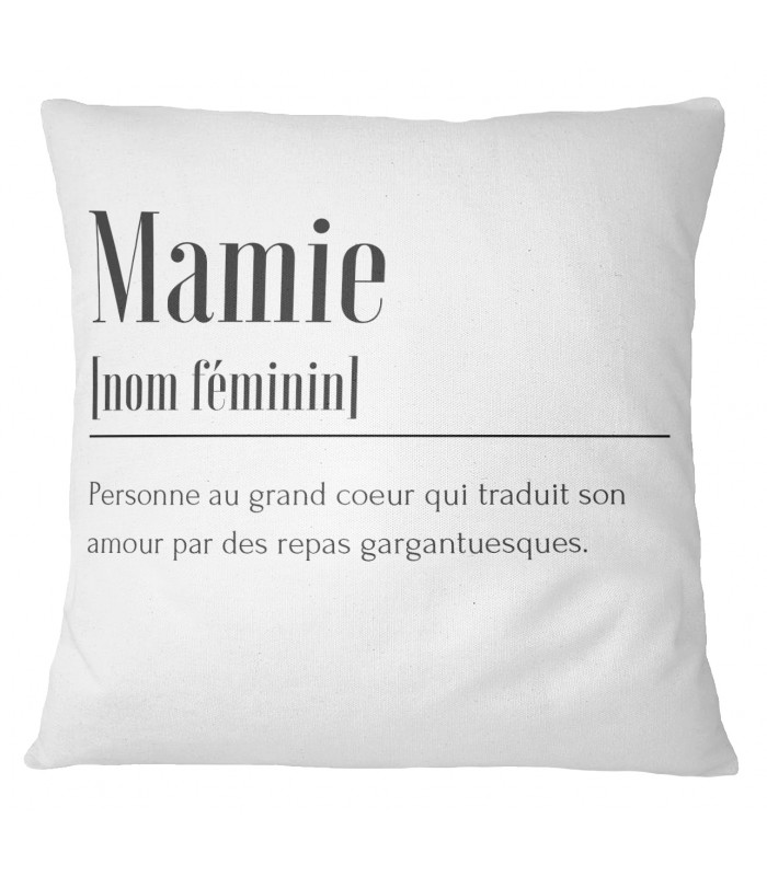 Coussin Définition Mamie