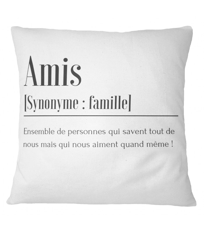 Coussin Définition Amis