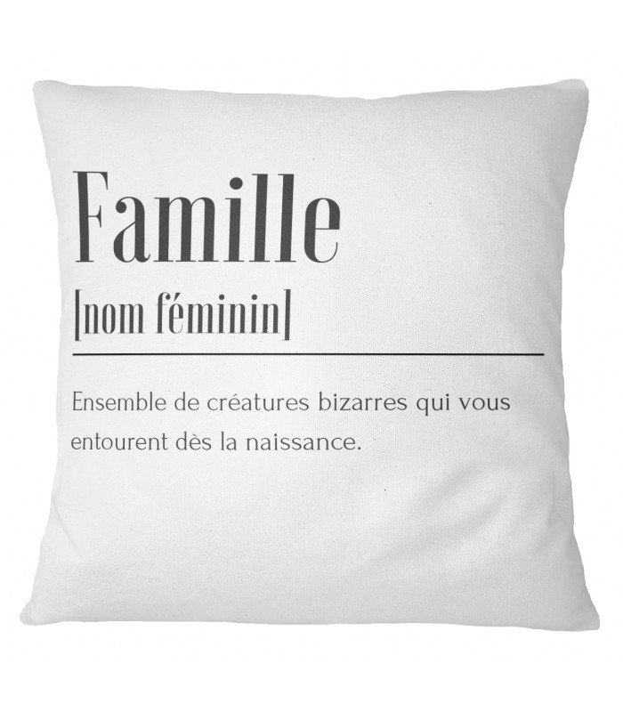 Coussin Définition Famille