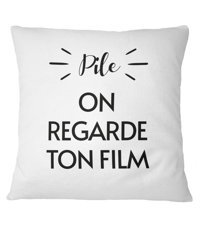 Coussin "Pile ou Face"