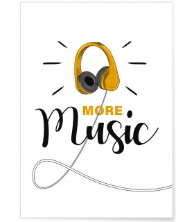 Affiche "More Music"