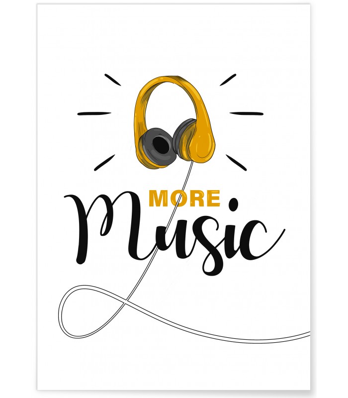 Affiche "More Music"