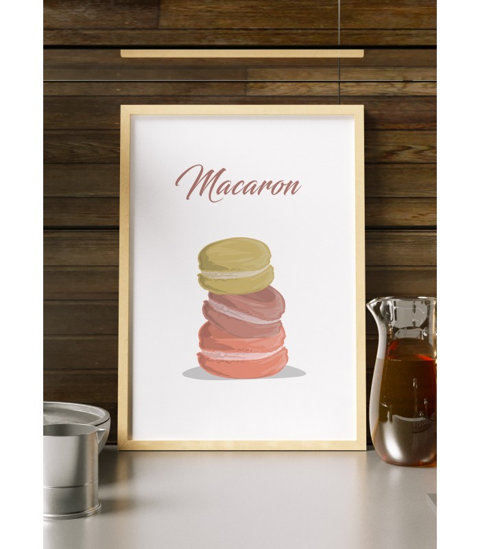 Affiche Macaron