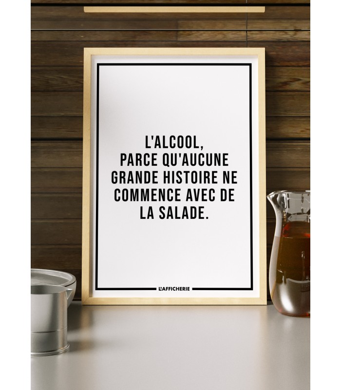 Affiche "L'alcool..."