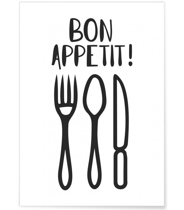 Affiche Bon Appétit