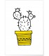 Poster Cactus jaune