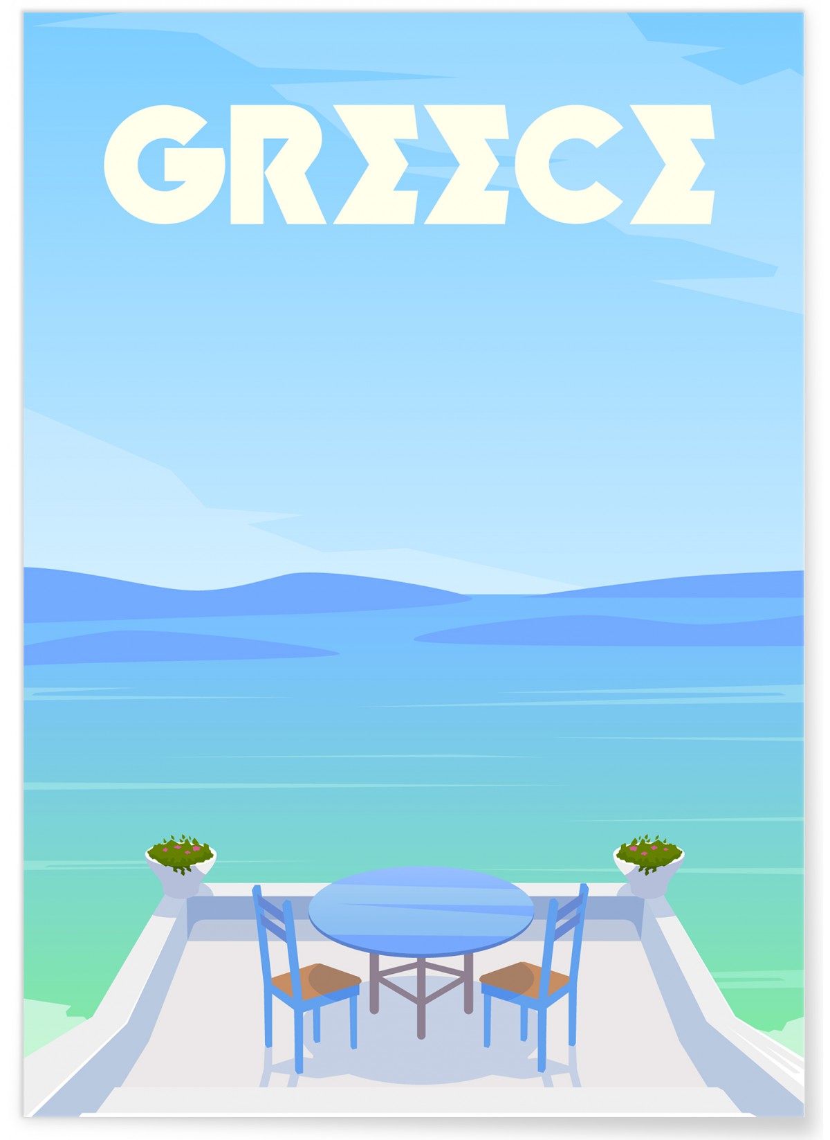Affiche Grèce