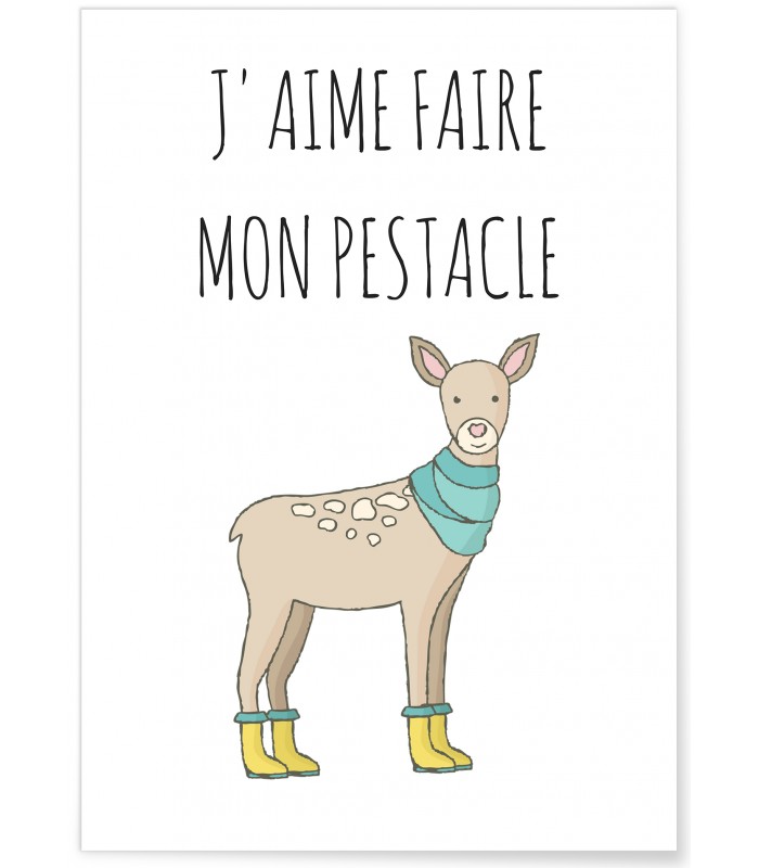 Affiche Mon Pestacle