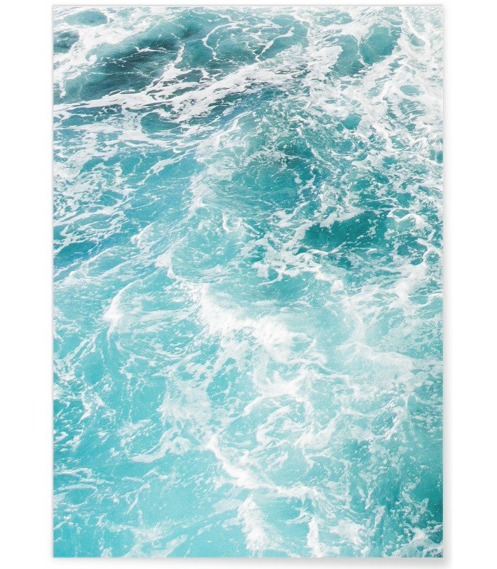 Affiche Nature mer et vagues