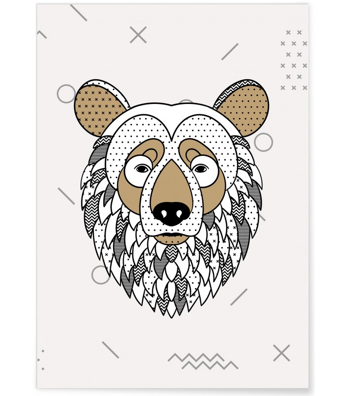 Affiche Ours scandinave