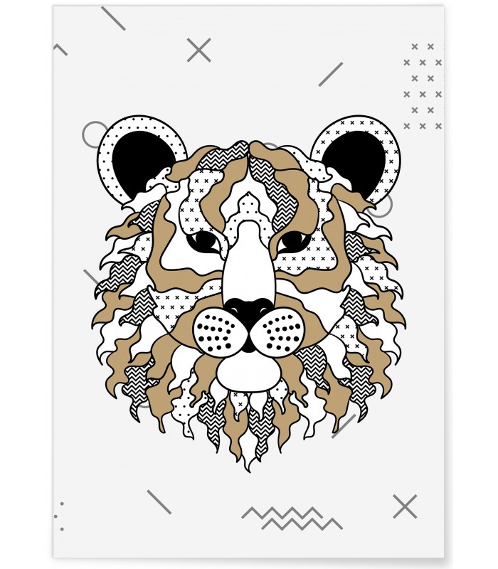 Affiche Tigre scandinave