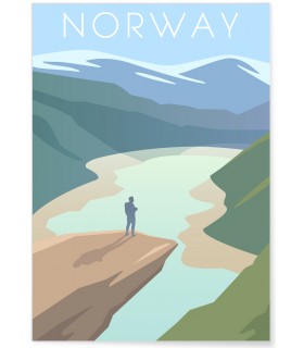 Affiche Norvège