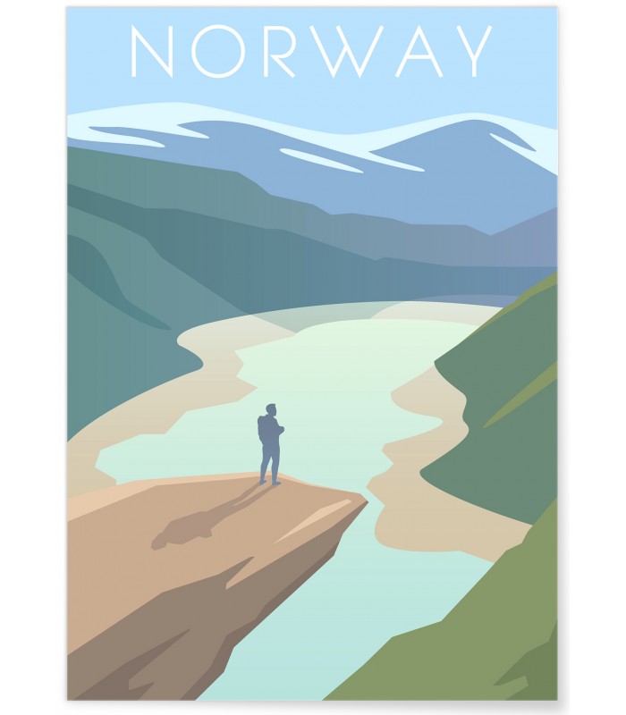 Affiche Norvège