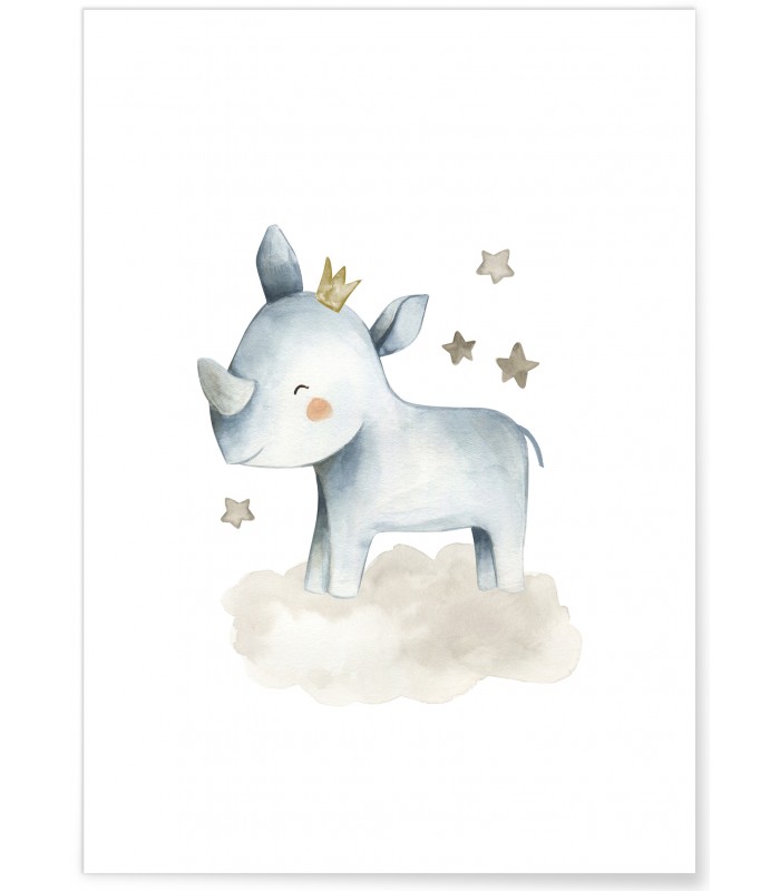 Affiche Bébé Rhino