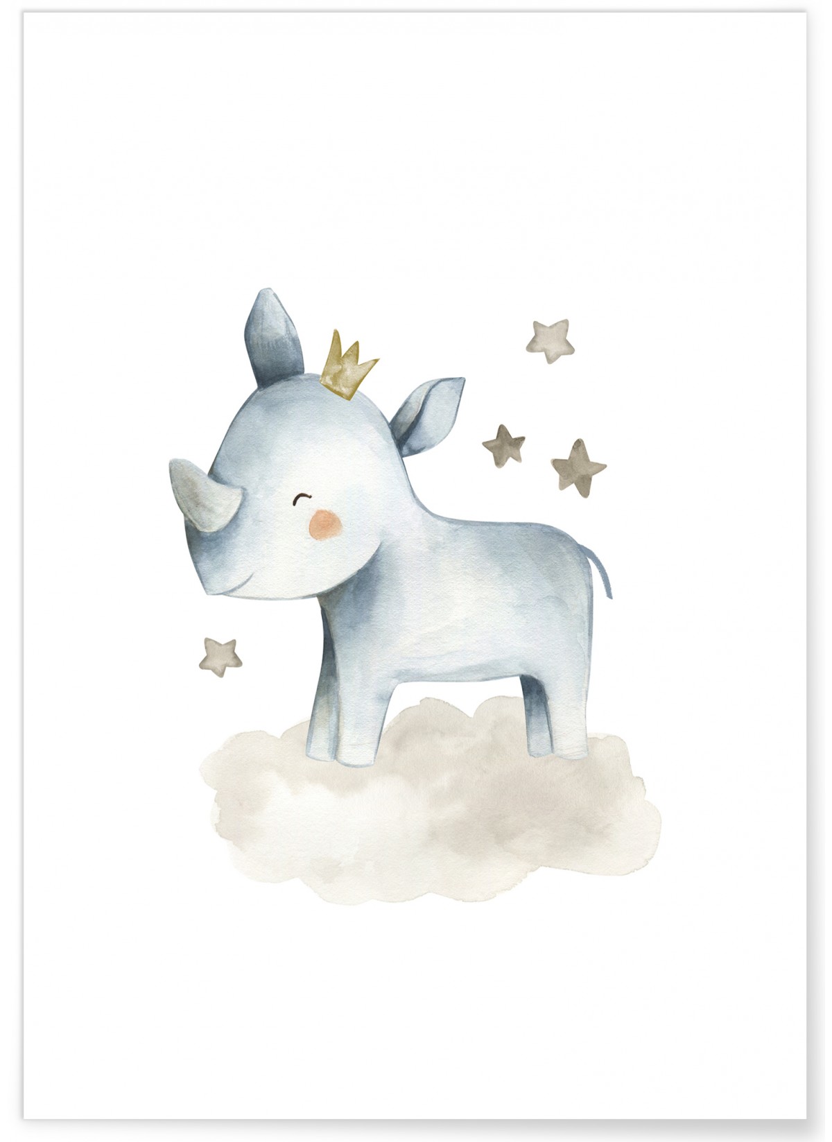 Affiche Bébé Rhino