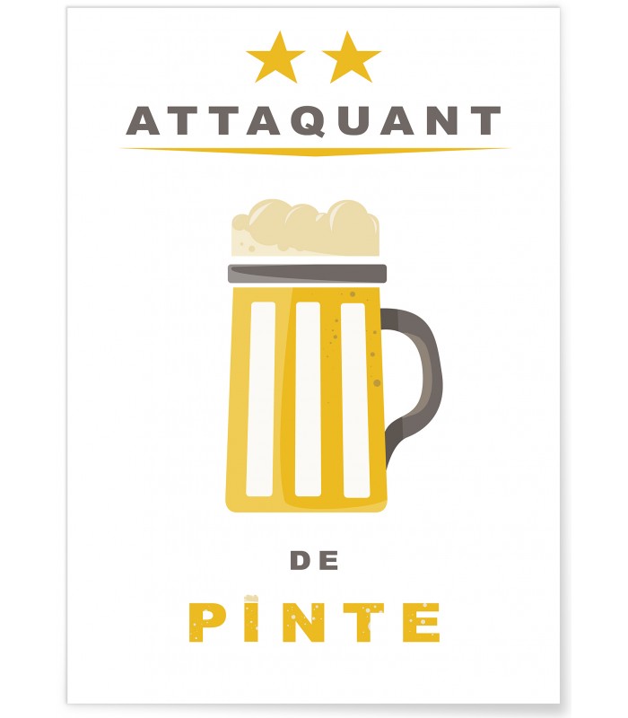 Affiche Attaquant de Pinte