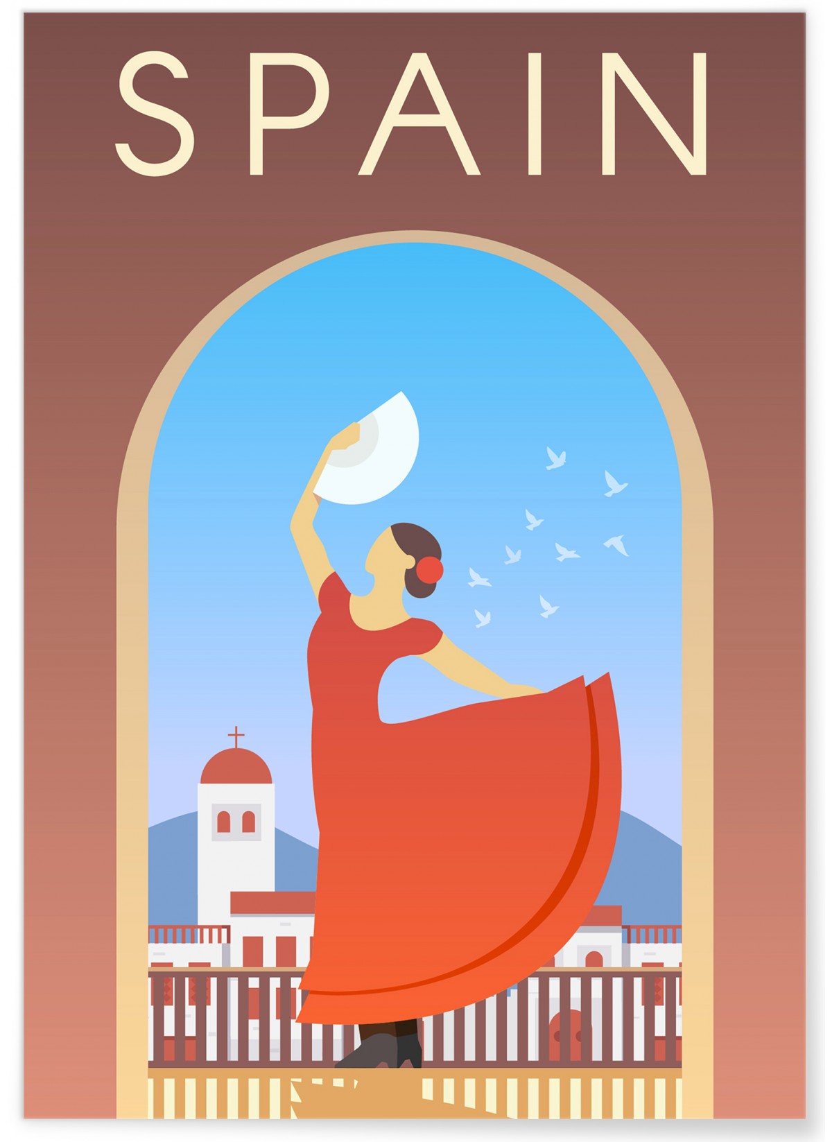 Affiche Pamplona San Fermin - Espagne 1965 - Affiche Vintage