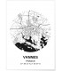 Affiche Carte Vannes