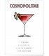 Affiche Cocktail Cosmopolitan