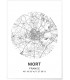 Affiche Carte Niort