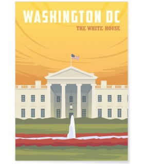Affiche Washington : The White House