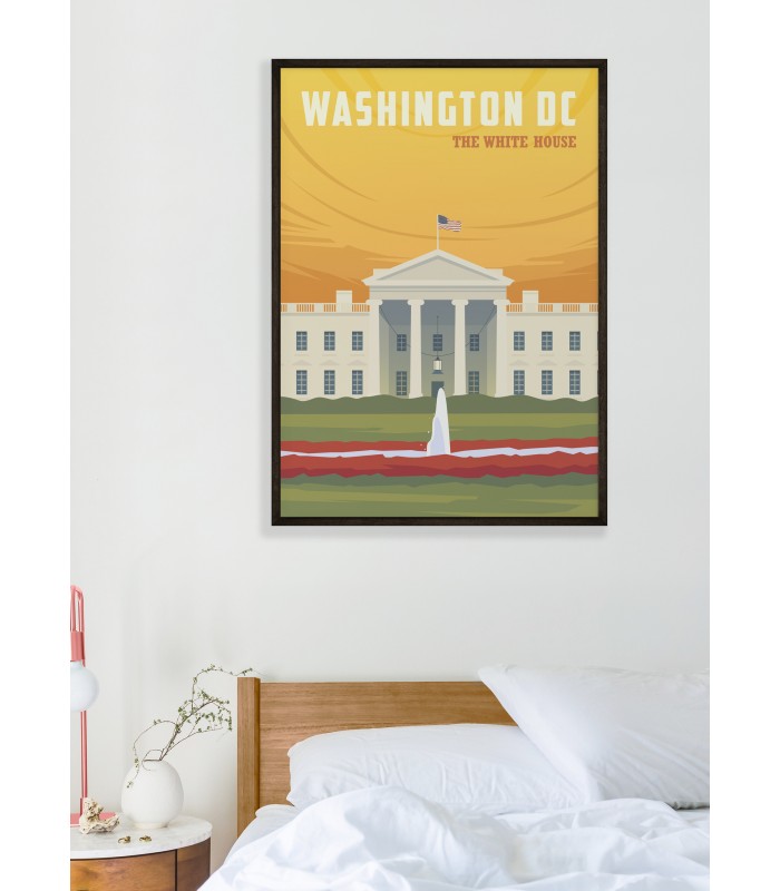 Affiche Washington : The White House