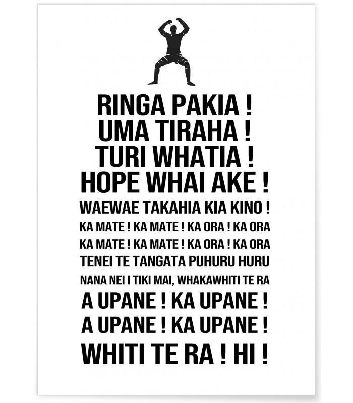 Affiche Haka