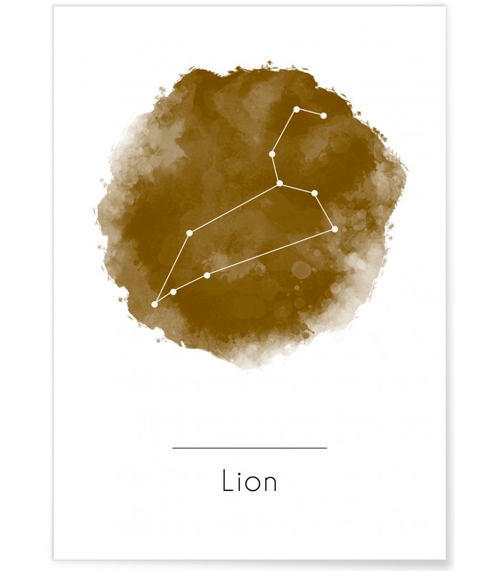 Affiche Lion