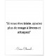 Affiche Coco Chanel : "Si vous êtes triste..."