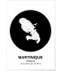 Affiche Carte Martinique
