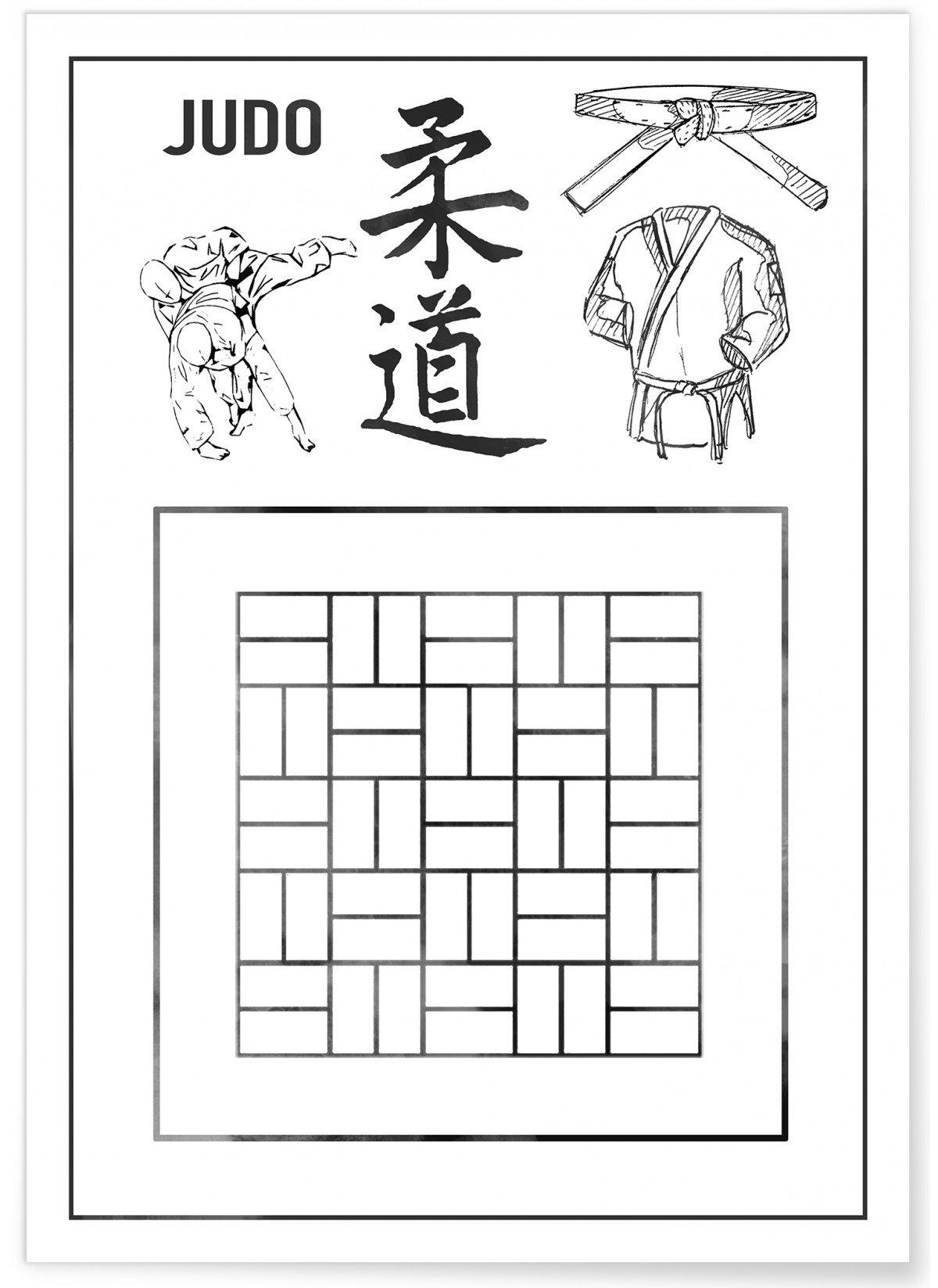 Affiche Judo