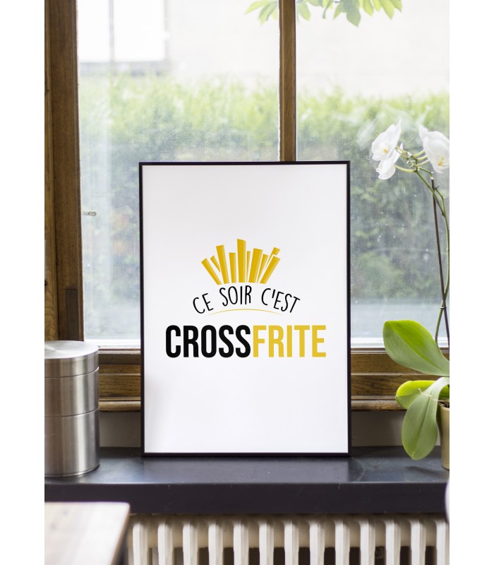 Affiche "Ce soir c'est crossfrite"