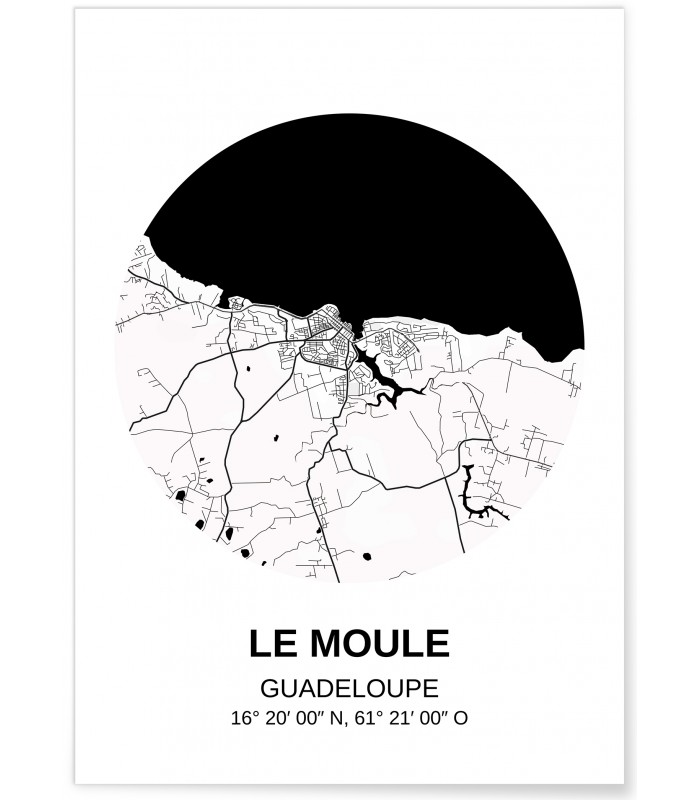 Affiche Carte Le Moule